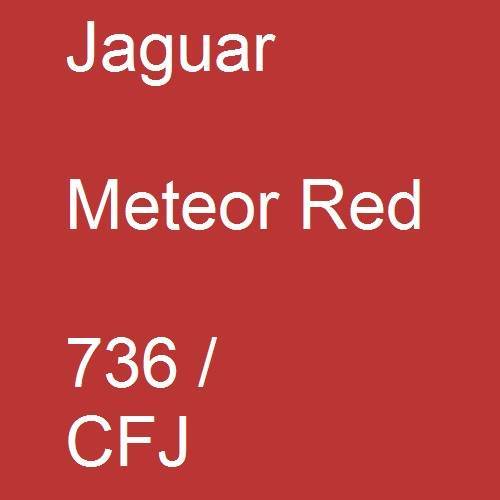 Jaguar, Meteor Red, 736 / CFJ.